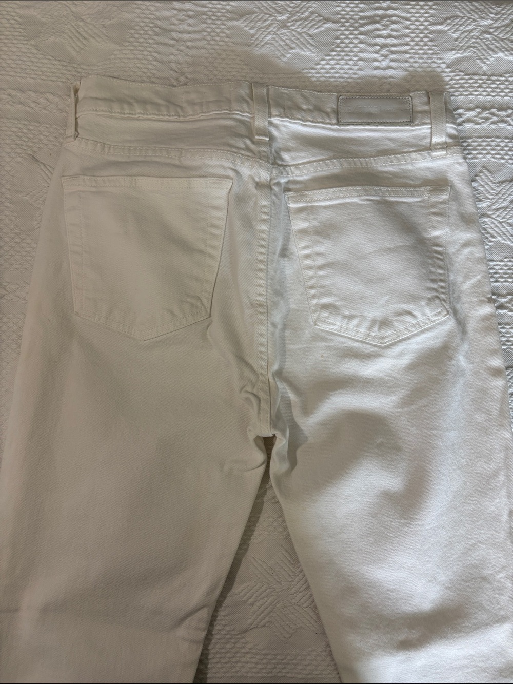 Re/Done Off-White Button-Fly Jeans - Picture 8 of 11